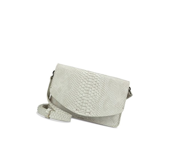 Bolsos Cruzados Clarks Marva Wave Cuero Mujer Blancas Serpent | YUES-58097