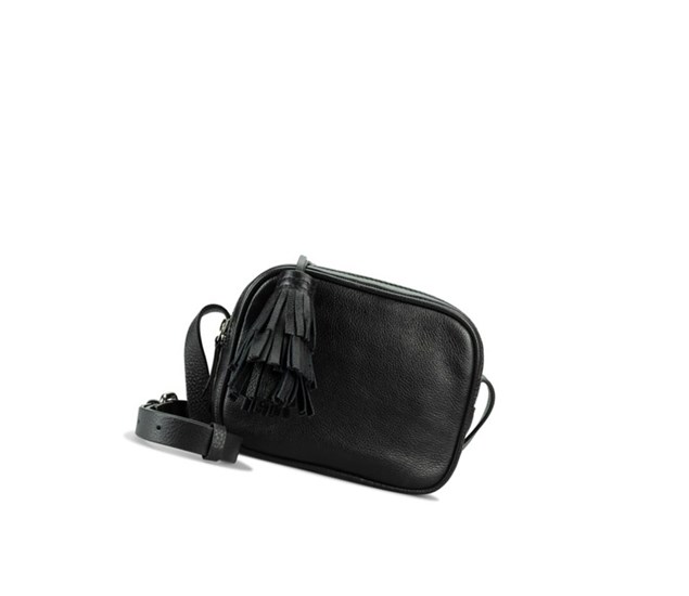 Bolsos Cruzados Clarks Topsham Mila Cuero Mujer Negras | KZCY-68912