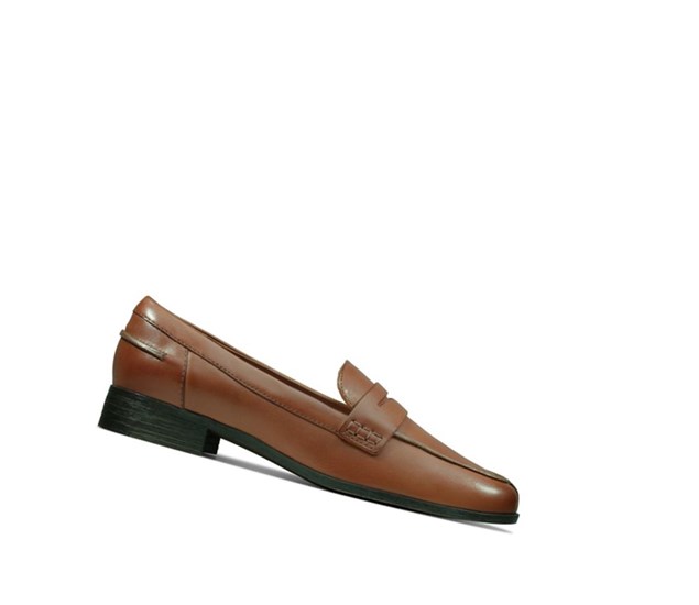 Loafers Clarks Hamble Cuero Mujer Marrones | RMSA-67150