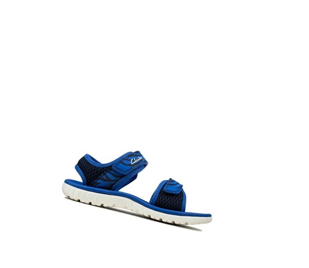 Sandalias Casuales Clarks Surfing Tide Niña Azul Marino | KSXC-93158