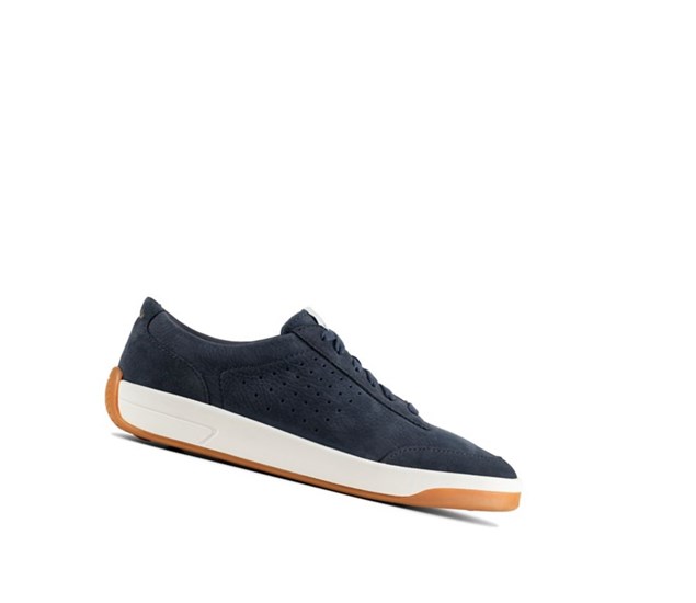 Zapatillas Casuales Clarks Hero Air Encaje Hombre Azul Marino | CIVX-46738