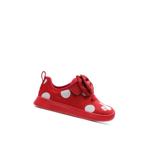 Zapatillas Clarks Ath Bow Niña Rojas | IXPT-87245