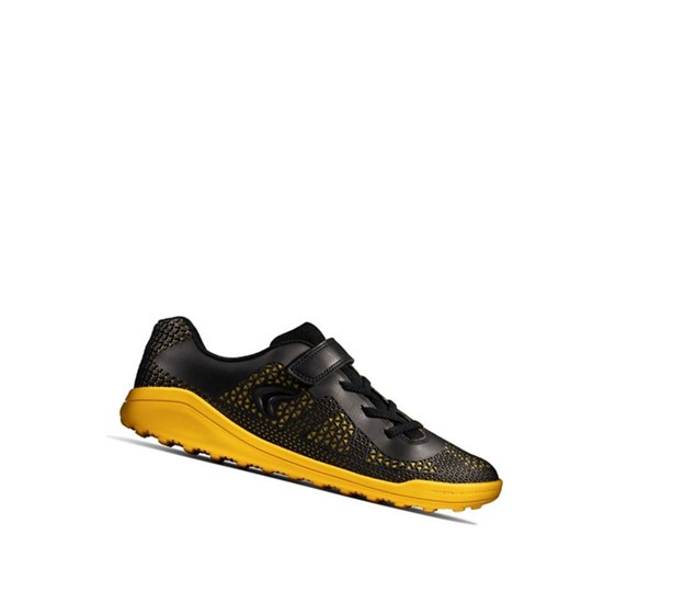 Zapatillas Clarks Award Swift Niña Negras Amarillo | YNFE-29487