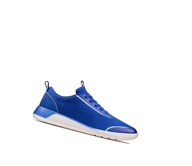 Zapatillas Clarks Suburb Spark Niño Azules | FVEY-89506