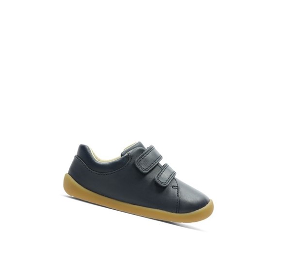 Zapatillas Para Caminar Clarks Roamer Craft Cuero Niño Azul Marino | WUIY-23697