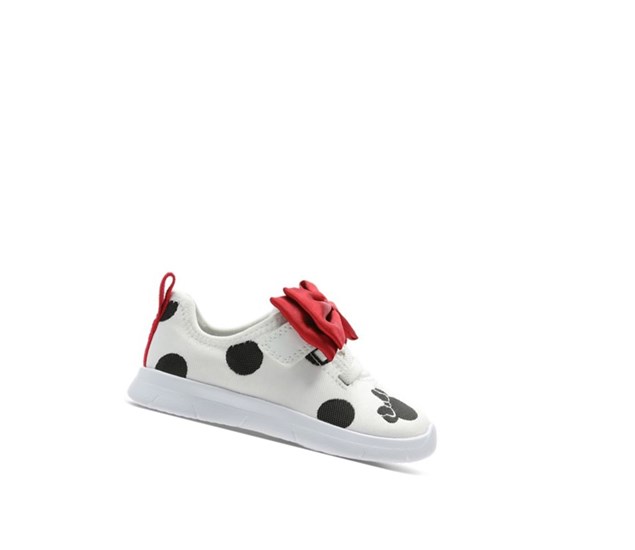 Zapatos Casuales Clarks Ath Bow Niño Blancas | YJHF-12390