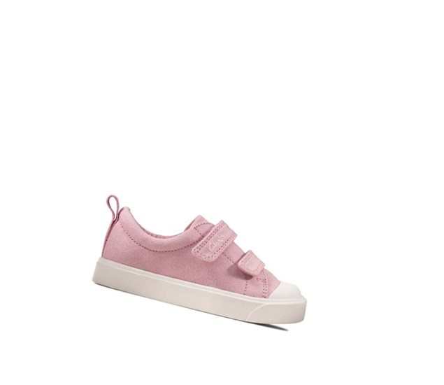 Zapatos Casuales Clarks City Bright Niña Rosas | PLSZ-15730