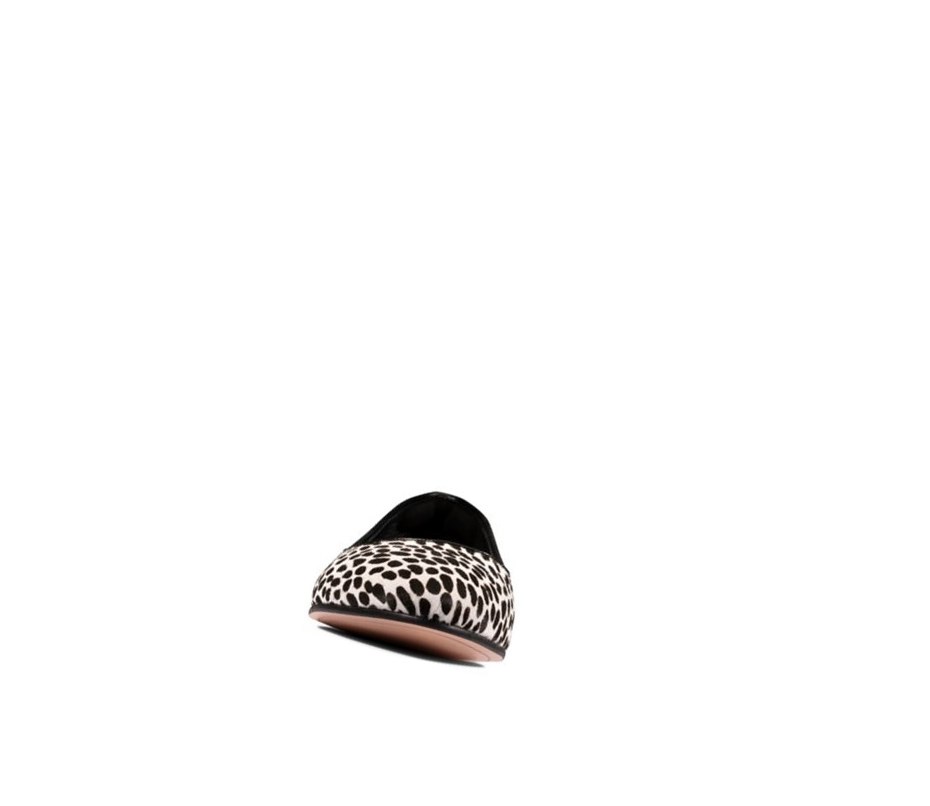 Ballerinas Clarks Grace Piper Print Cuero Mujer Leopardo | SAHU-63241