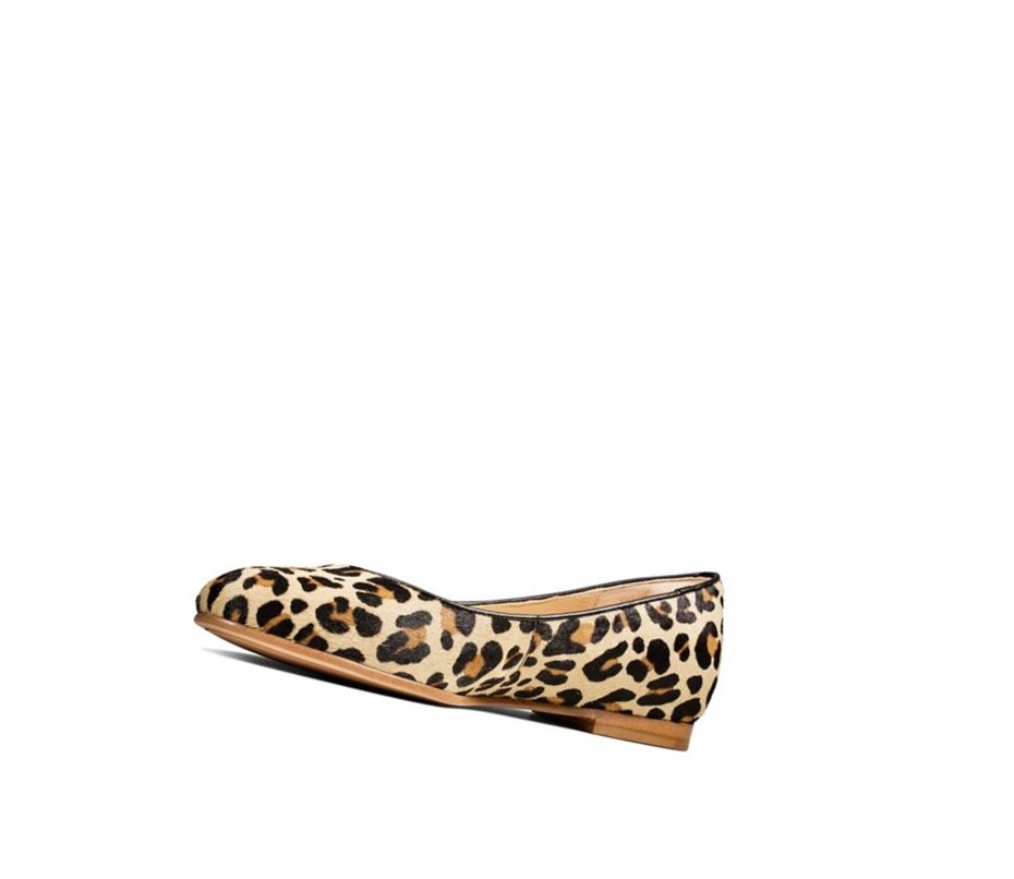 Ballerinas Clarks Grace Piper Print Cuero Mujer Leopardo | USKD-97261