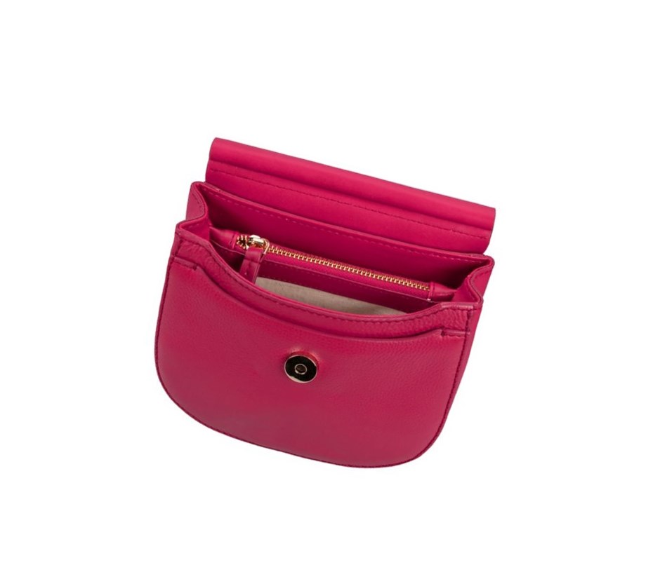 Bolsos Cruzados Clarks Maple May Cuero Mujer Fucsia | UWBQ-63490