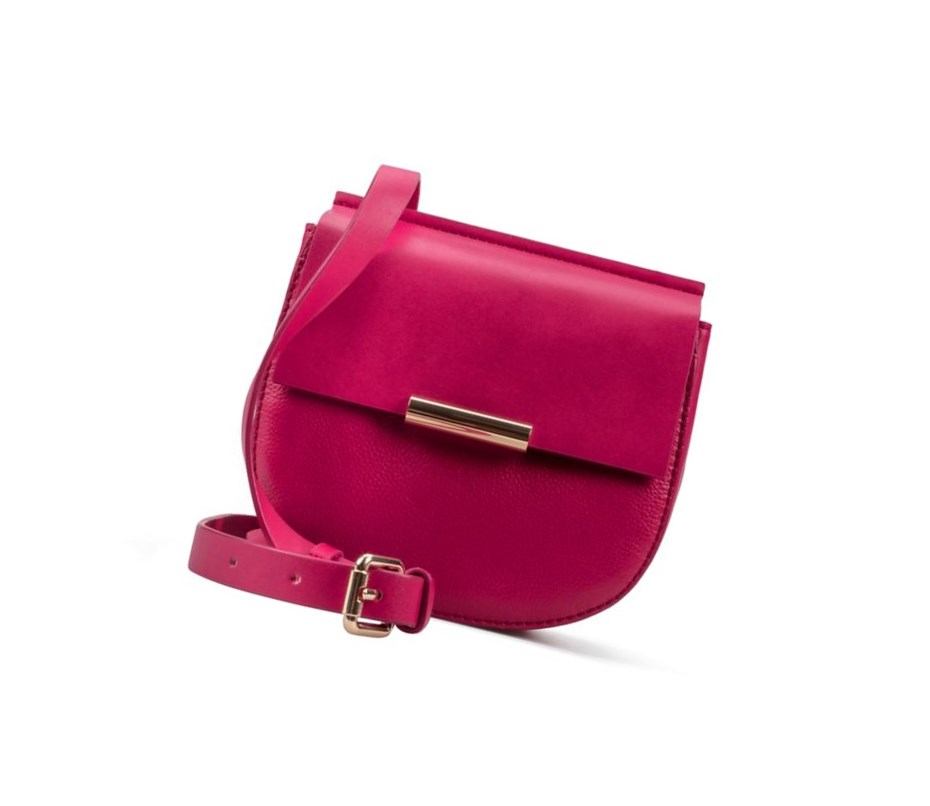 Bolsos Cruzados Clarks Maple May Cuero Mujer Fucsia | UWBQ-63490