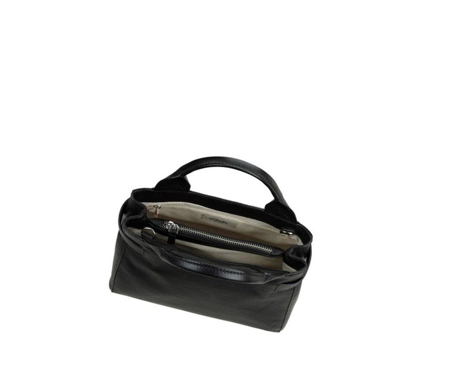 Bolsos Cruzados Clarks The Ella Small Cuero Mujer Negras | NGIE-52943