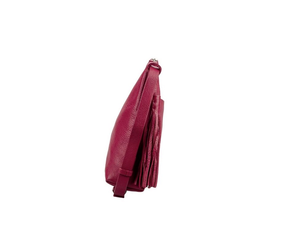 Bolsos Cruzados Clarks Topsham Shine Cuero Mujer Fucsia | RNLU-64391