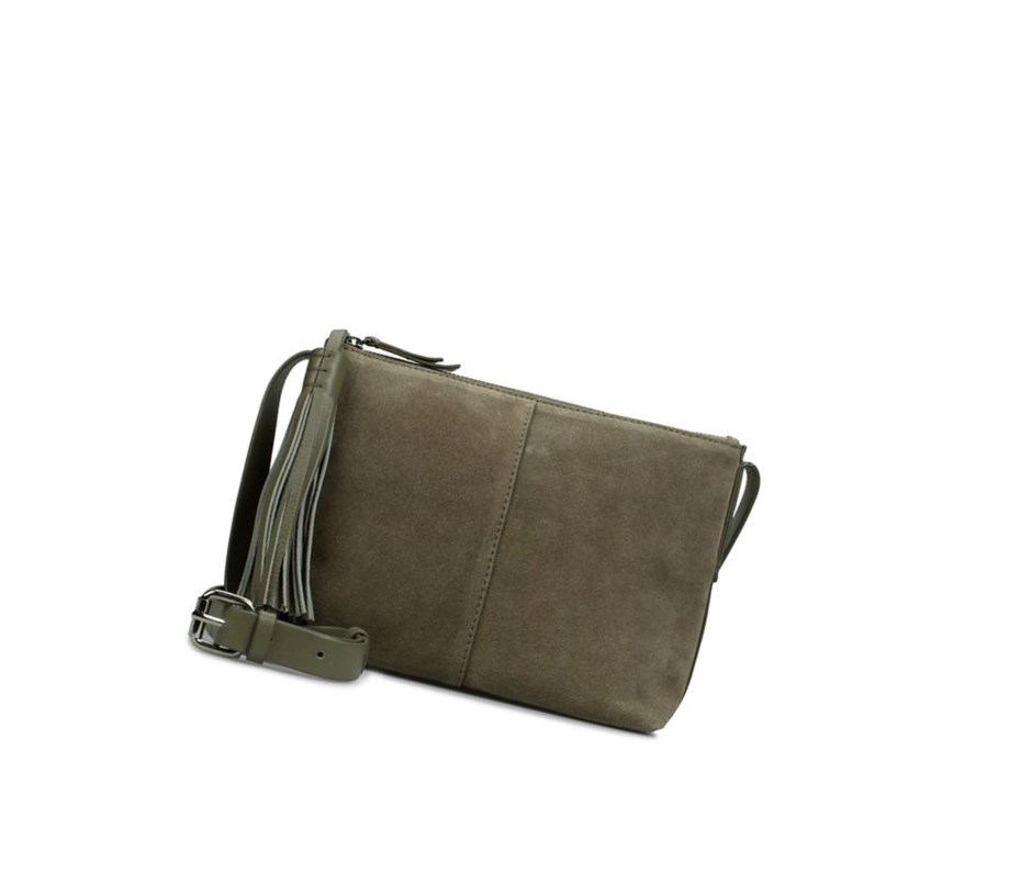 Bolsos Cruzados Clarks Tornolo Hope Mujer Verde Oliva | NMBX-19248