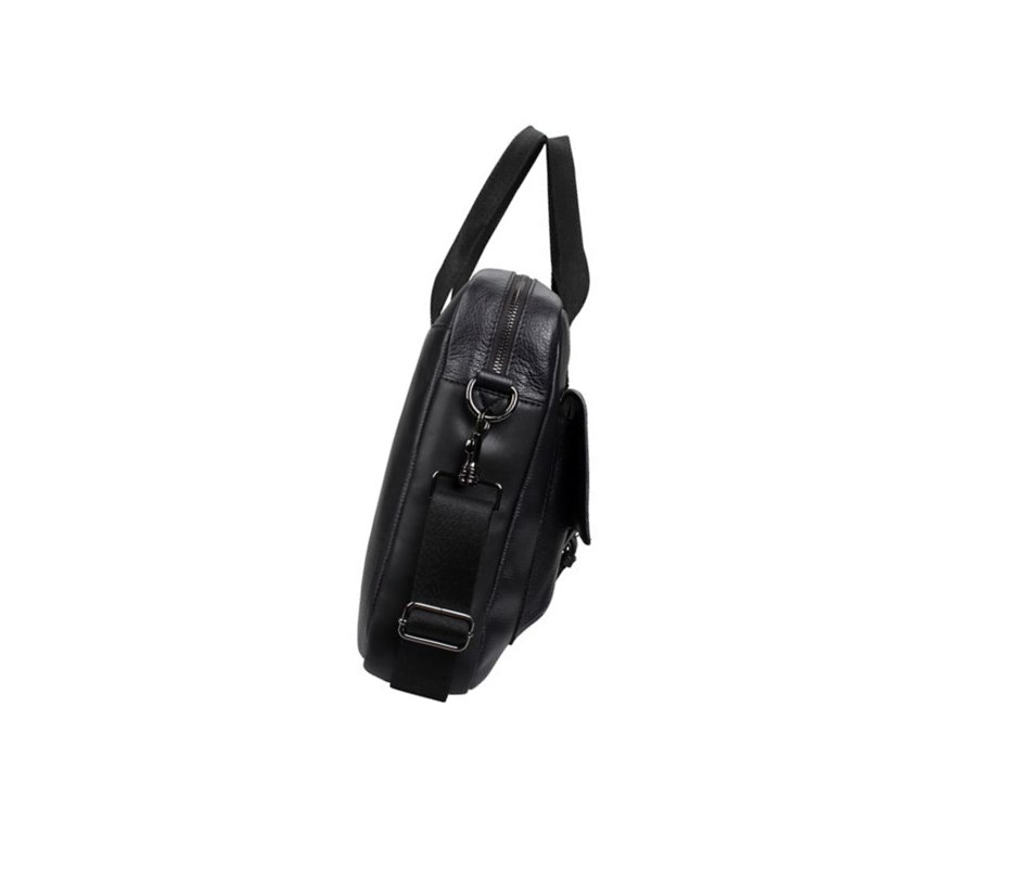 Bolsos Mini Clarks The Banks Textil Hombre Negras | JGAU-64723