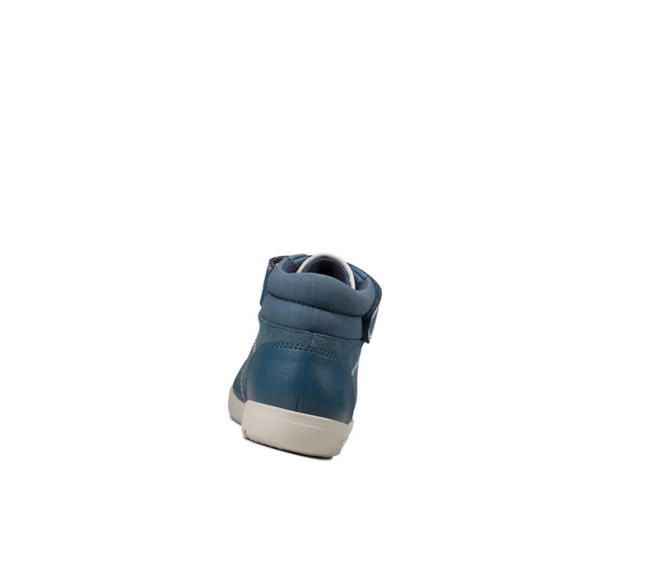 Botas Casuales Clarks Emery Beat Gamuza Niño Azules | FPNH-31650