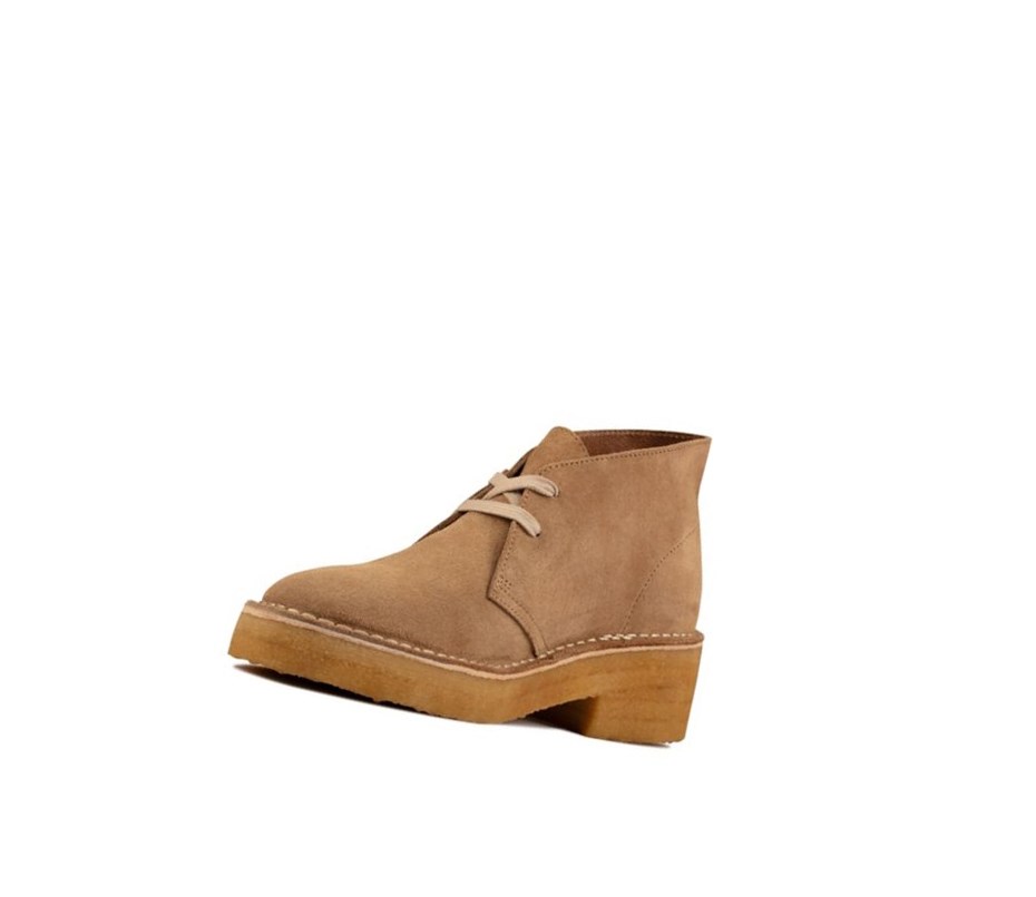 Botas De Desierto Clarks Arisa Gamuza Mujer Marrones | YMQC-98736