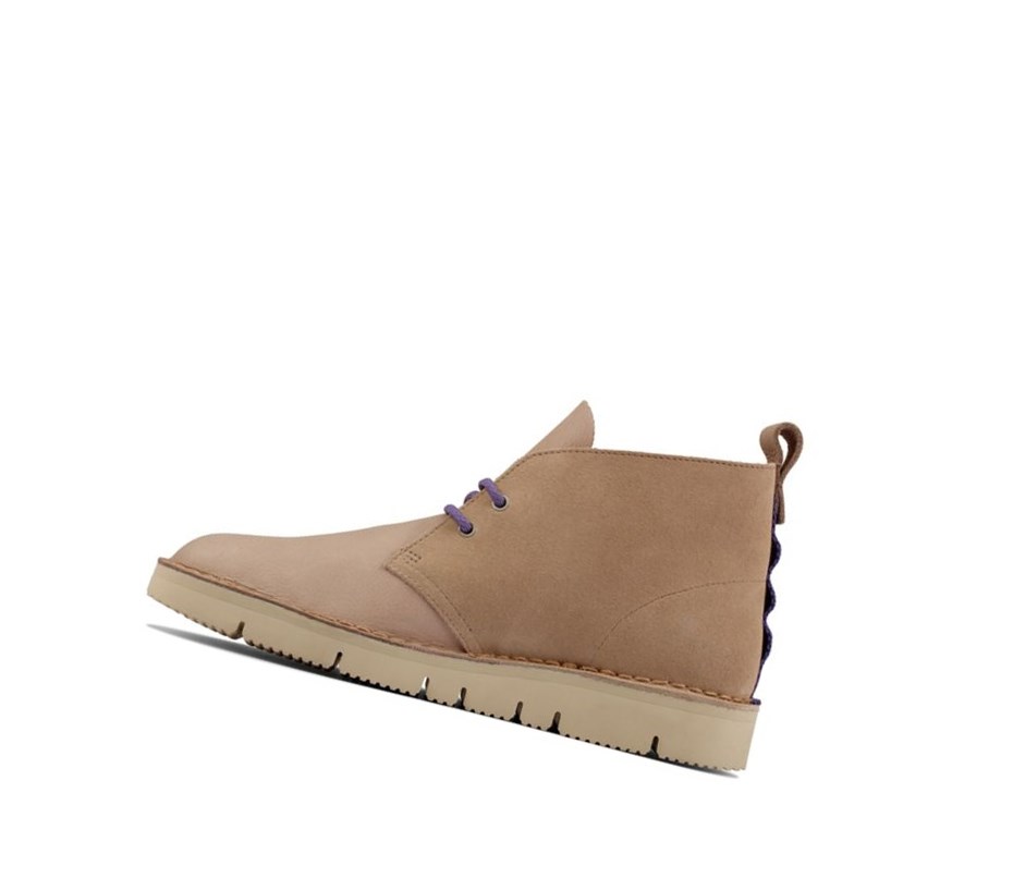 Botas De Desierto Clarks Chukka Hombre Beige | TRIQ-27934