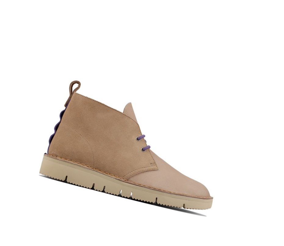 Botas De Desierto Clarks Chukka Hombre Beige | TRIQ-27934