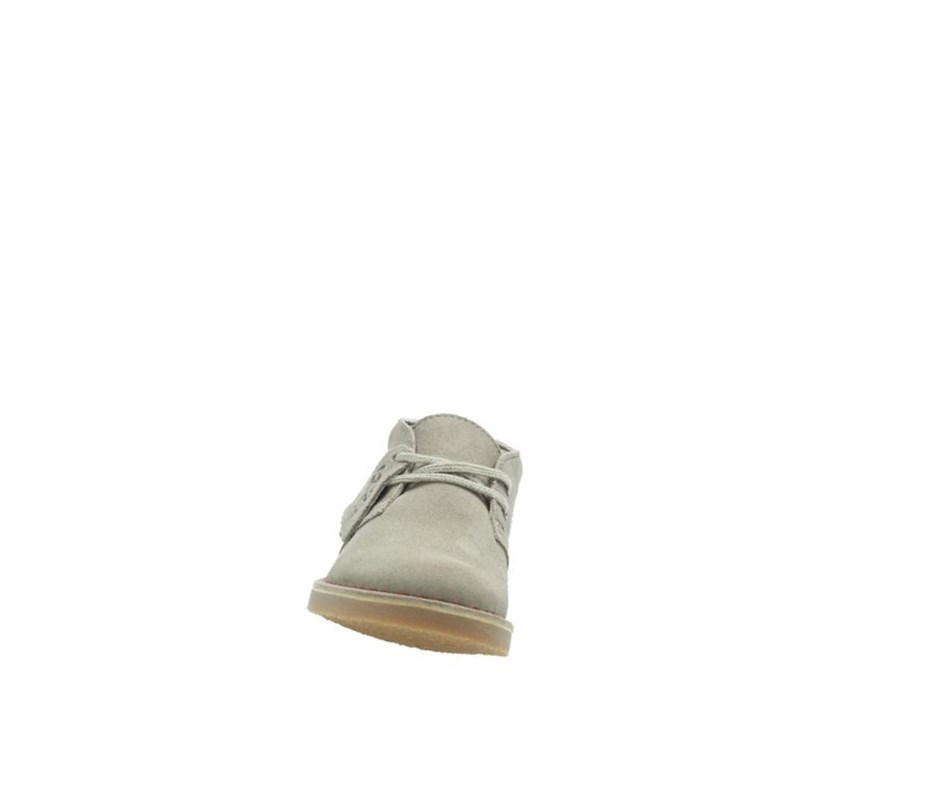 Botas De Desierto Clarks Iconic Embossed Gamuza Niño Beige | NPZC-23154