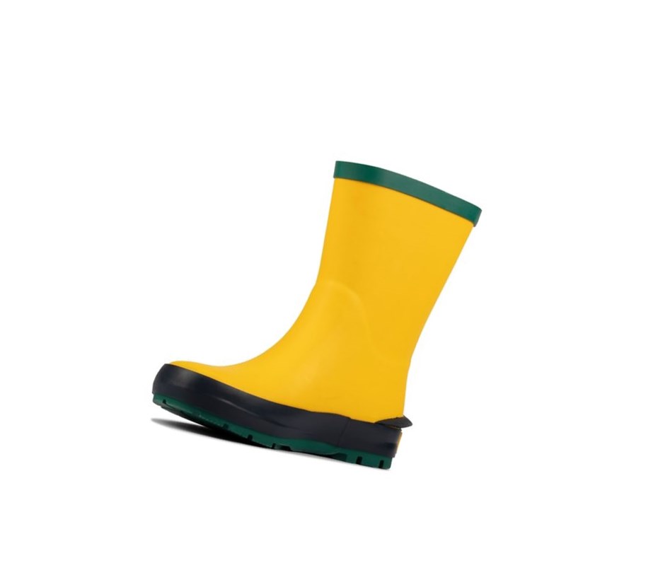 Botas de Agua Clarks Mudder Run Niña Amarillo | JSHM-64328