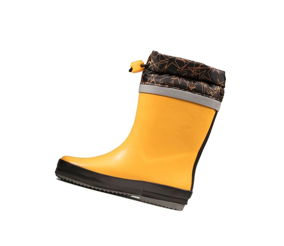 Botas de Agua Clarks Tarri Tie Niña Amarillo | HTXJ-74018