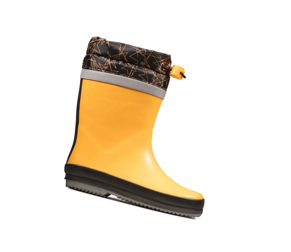 Botas de Agua Clarks Tarri Tie Niña Amarillo | HTXJ-74018