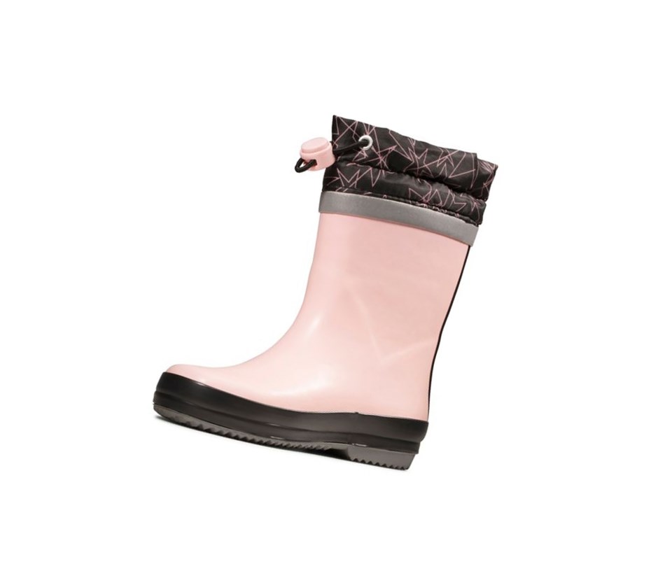 Botas de Agua Clarks Tarri Tie Niña Rosas | KJWH-69071