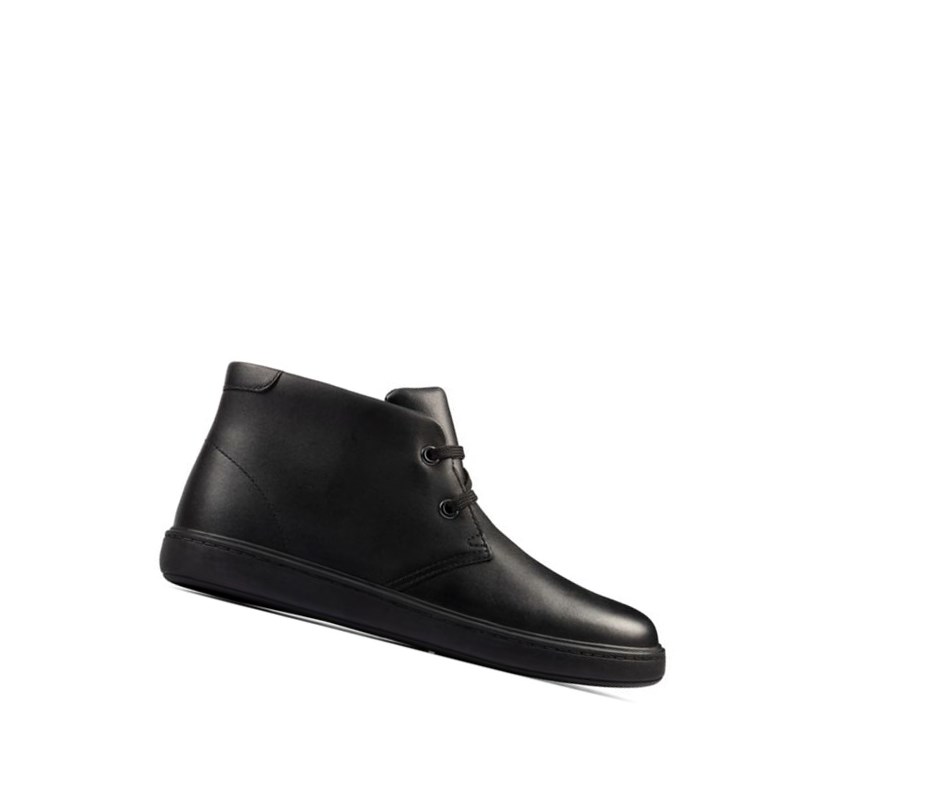 Botines Clarks Calle Step Cuero Niña Negras | WDFT-51627