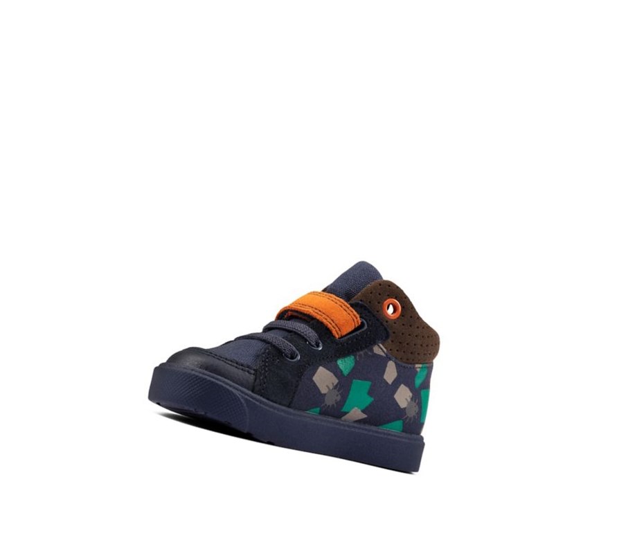 Botines Clarks City Pop Niño Azul Marino | PVEM-02675