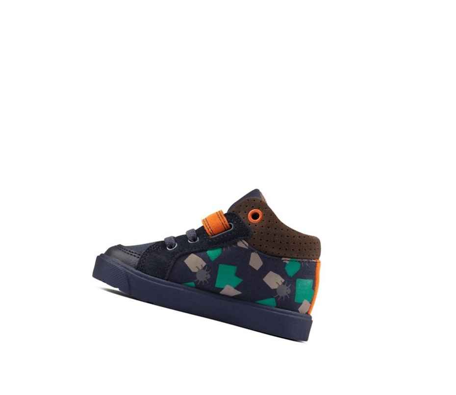 Botines Clarks City Pop Niño Azul Marino | PVEM-02675