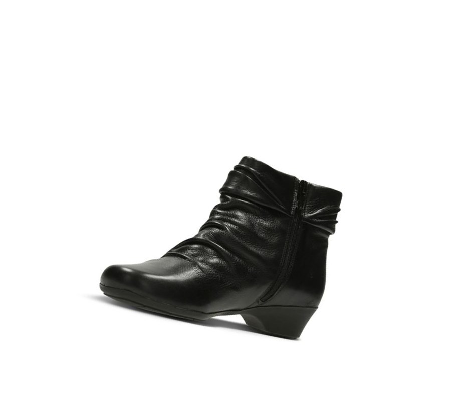 Botines Clarks Matron Ella Cuero Mujer Negras | RCPD-25103