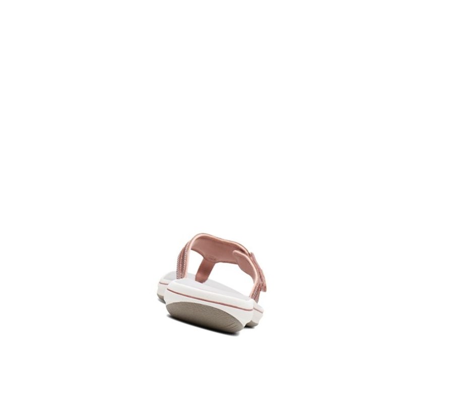 Chanclas Clarks Brinkley Sea Mujer Rosas Doradas | BLRD-03126