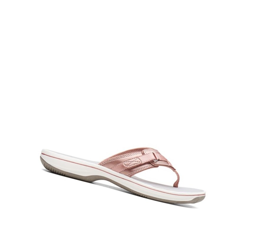 Chanclas Clarks Brinkley Sea Mujer Rosas Doradas | BLRD-03126