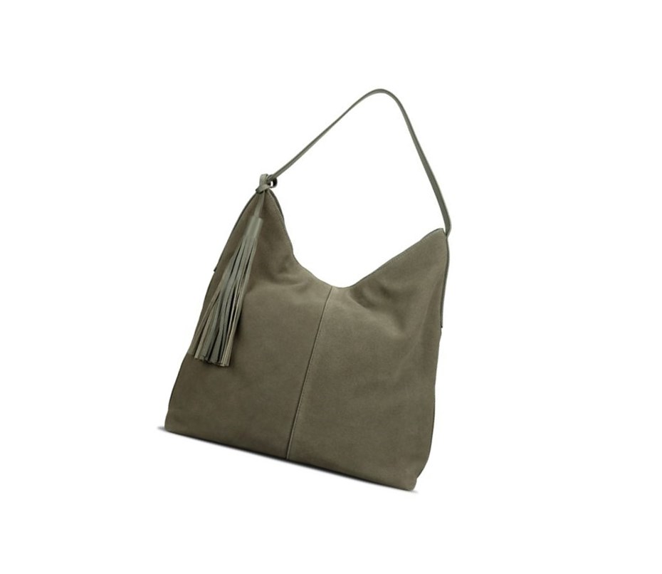 Leather Bags Clarks Tornolo Eva Mujer Verde Oliva | GKTX-34827