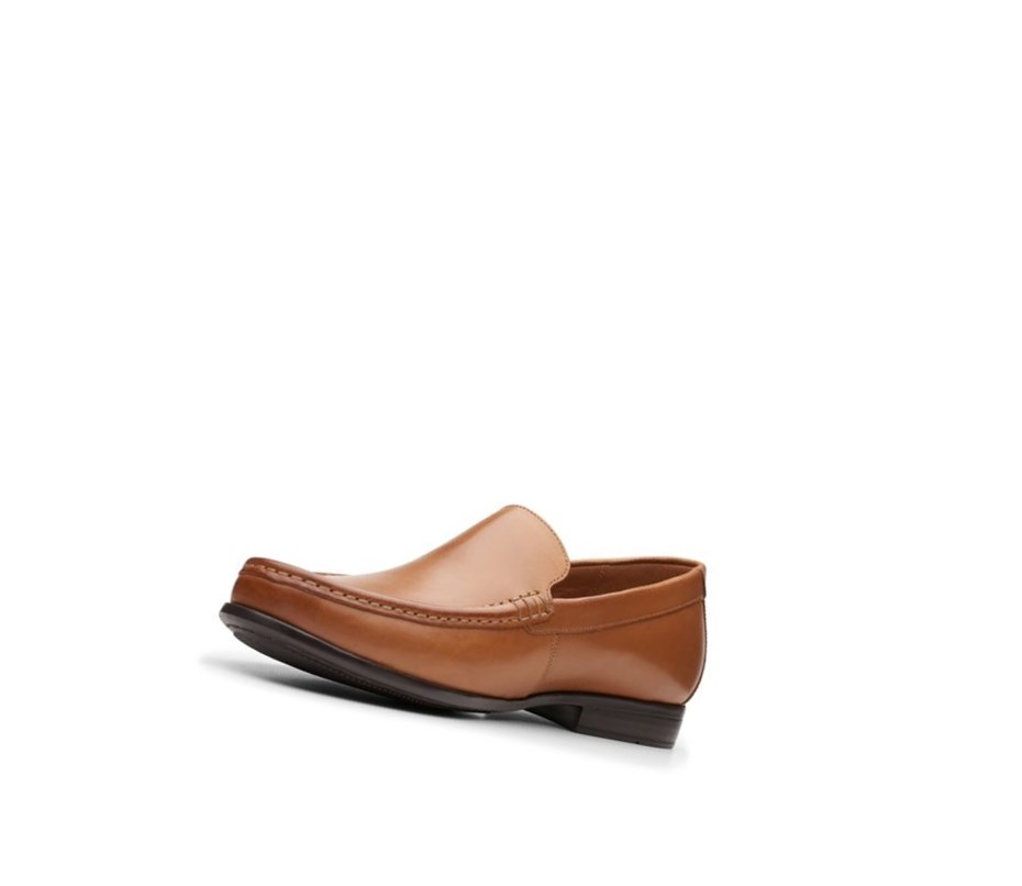 Loafers Clarks Claude Plain Hombre Marrones | AJTV-65914