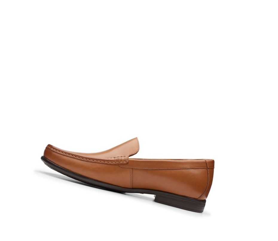 Loafers Clarks Claude Plain Hombre Marrones | AJTV-65914