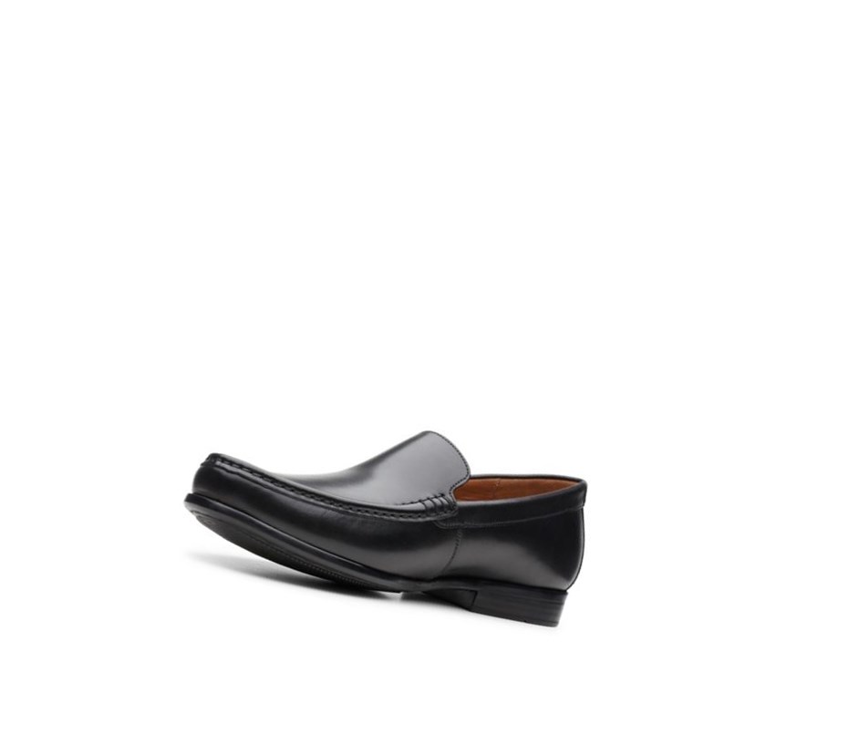 Loafers Clarks Claude Plain Hombre Negras | JGMF-34897