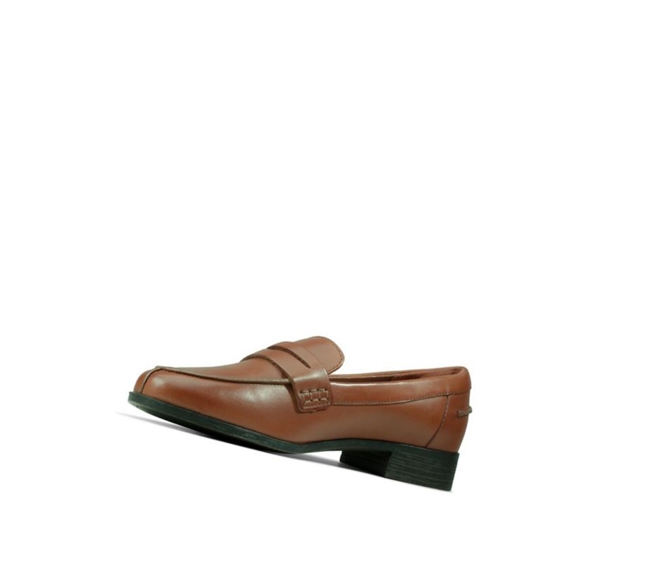 Loafers Clarks Hamble Cuero Mujer Marrones | RMSA-67150