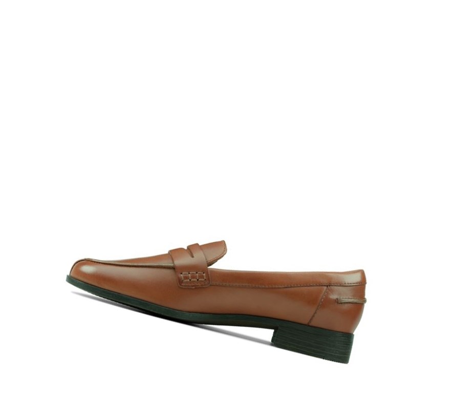 Loafers Clarks Hamble Cuero Mujer Marrones | RMSA-67150