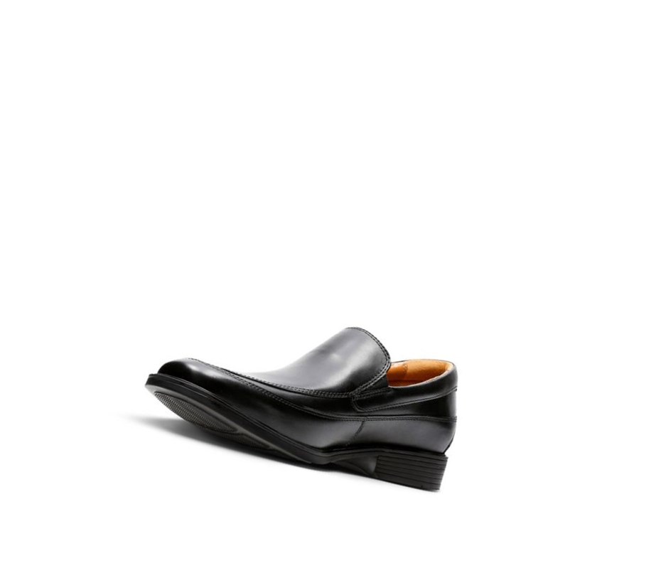 Loafers Clarks Tilden Free Cuero Hombre Negras | JATZ-71346