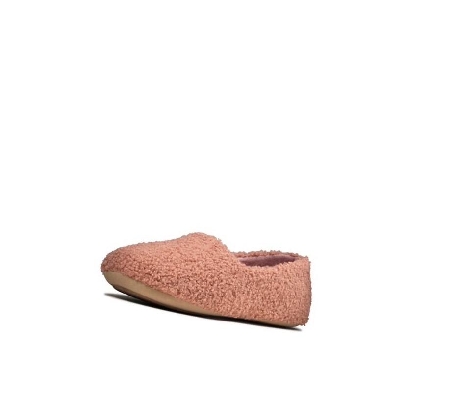 Pantuflas Clarks Cozily Snug Mujer Rosas Oscuro | TPKM-28734