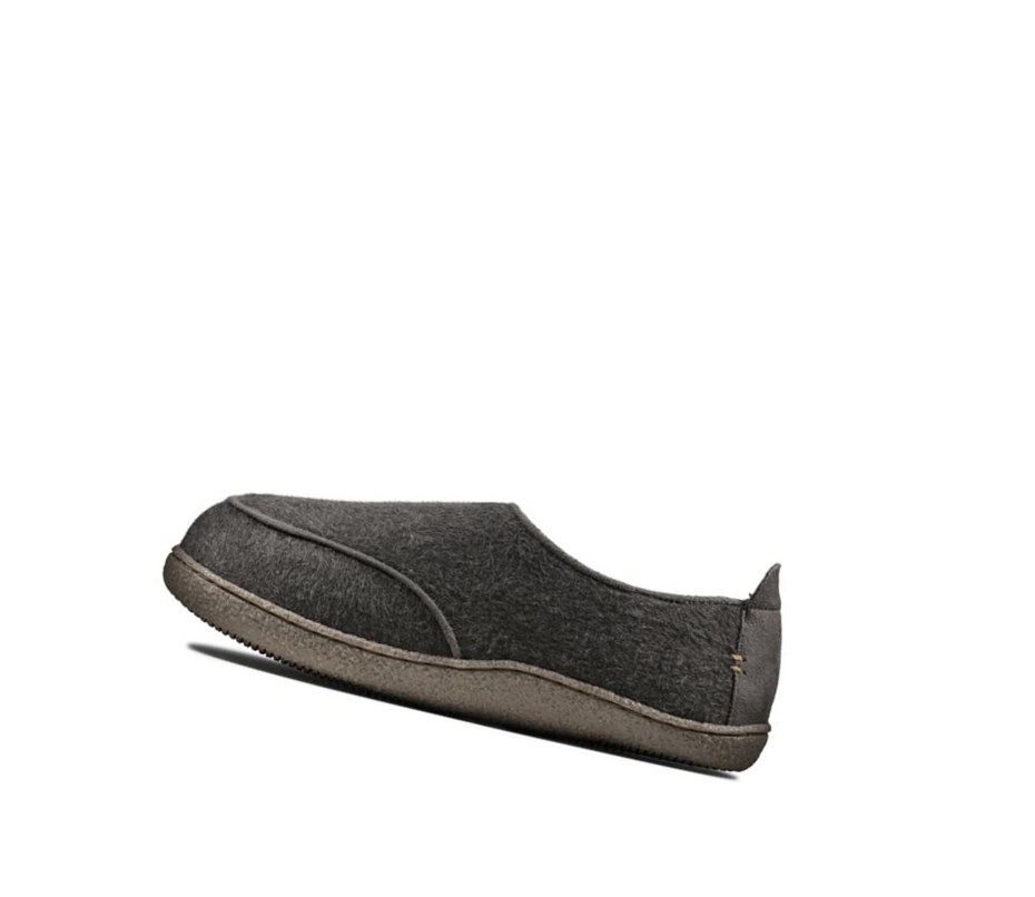 Pantuflas Clarks Relaxed Charm Hombre Gris Oscuro | KFUL-16942