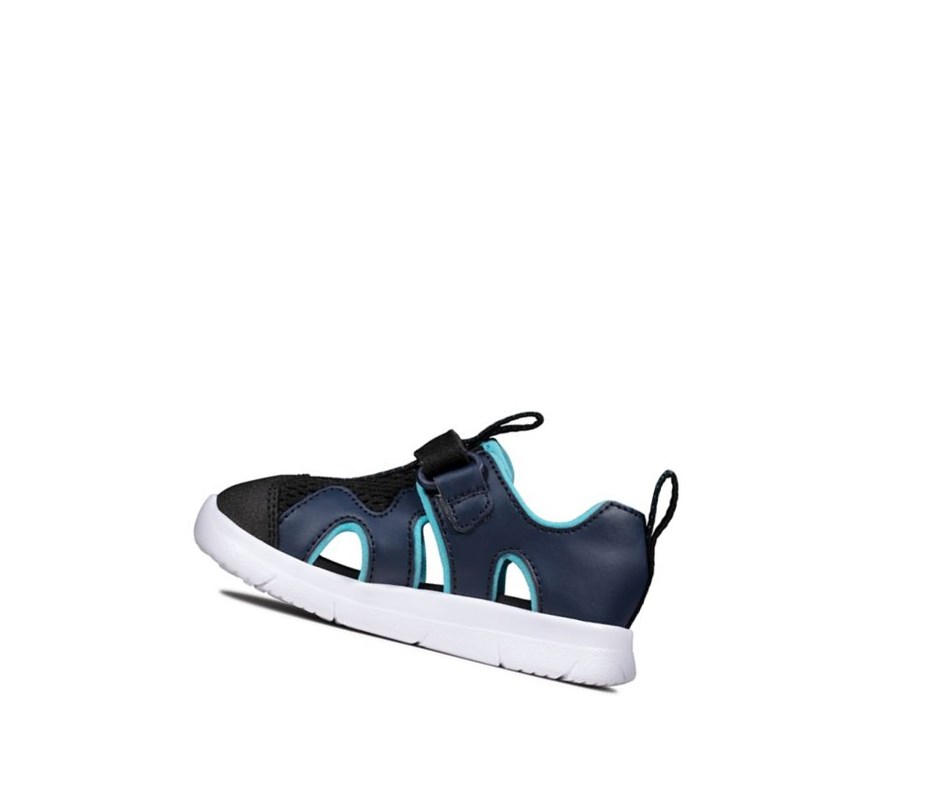 Sandalias Casuales Clarks Ath Surf Sintetico Niño Azul Marino | GXNT-72861