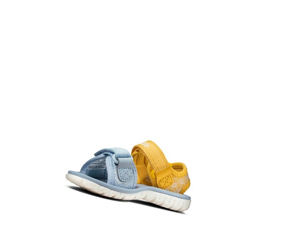 Sandalias Casuales Clarks Surfing Sea Niña Amarillo | UQZO-92647