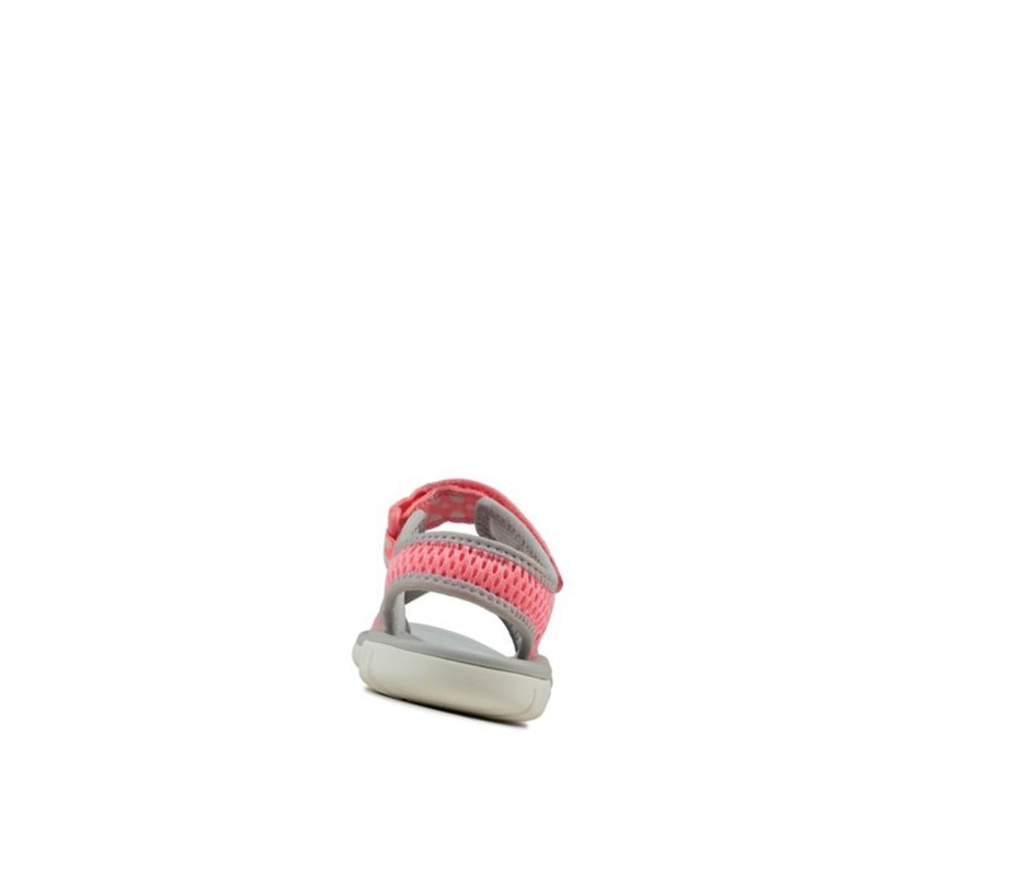 Sandalias Casuales Clarks Surfing Tide Niña Rosas | XDNQ-41830