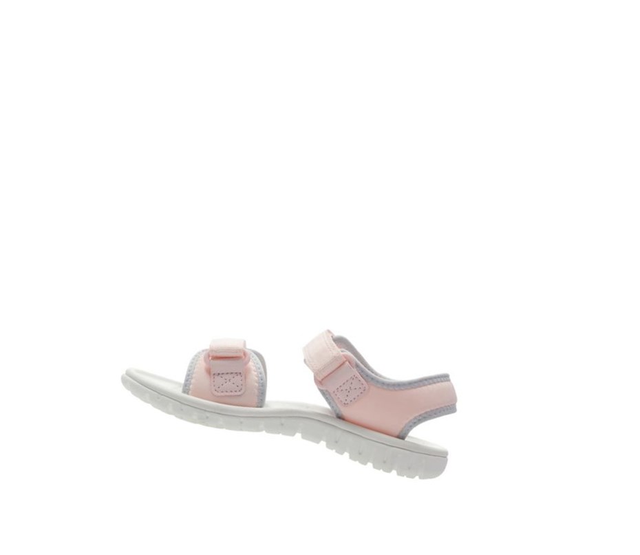 Sandalias Casuales Clarks Surfing Tide Sintetico Niña Rosas | URVE-75891