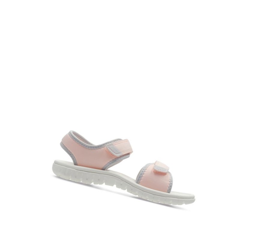 Sandalias Casuales Clarks Surfing Tide Sintetico Niña Rosas | URVE-75891