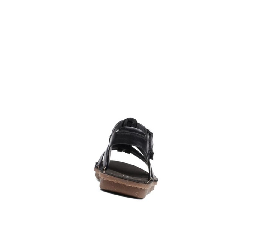 Sandalias Planas Clarks Blake Jewel Cuero Mujer Negras | EDPV-29764