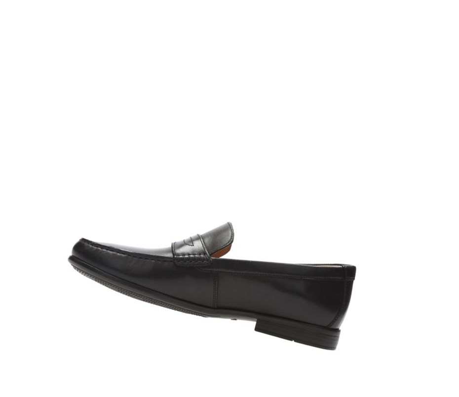 Slip On & Loafers Clarks Claude Lane Hombre Negras | TYDS-74382